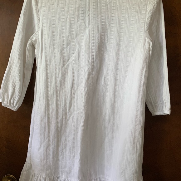 MNG Mango White Cotton Dress XS/2 - Picture 5 of 9